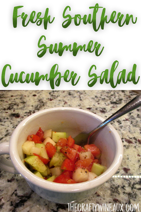 Healthy and Summery Southern Cucumber Salad – The Crafty Wineaux